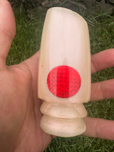 Vintage Joe Yee Rare Kona Cut Pink Strawberry Pearl Super Plunger with classic Red Eyes🔥