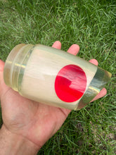 RARE!! Koya XXLarge Poi Dog Pearl center Pink Pearl Red Eyes