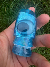 Joe Yee Rare NEW Vintage Ice Blue Evil Classic Teddy Bear Eyes Apollo #2