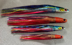 🔥2.0 Opelu & Red Opelu Solid Fishheads matching IOC Skirts