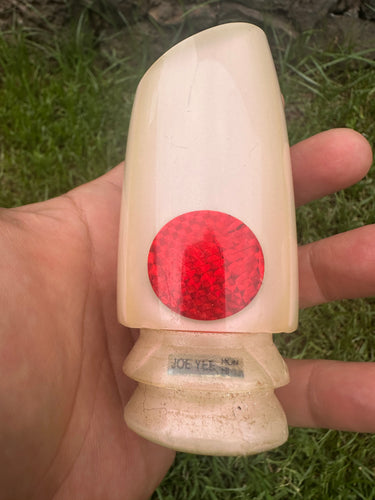 Vintage Joe Yee Rare Kona Cut Pink Strawberry Pearl Super Plunger with classic Red Eyes🔥