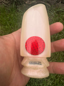 Vintage Joe Yee Rare Kona Cut Pink Strawberry Pearl Super Plunger with classic Red Eyes🔥