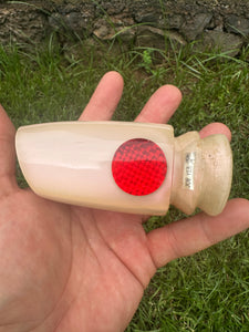 Vintage Joe Yee Rare Kona Cut Pink Strawberry Pearl Super Plunger with classic Red Eyes🔥