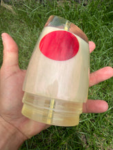 RARE!! Koya XXLarge Poi Dog Pearl center Pink Pearl Red Eyes