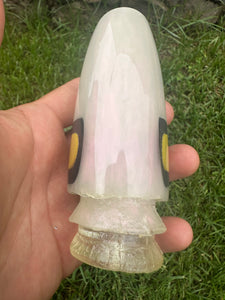 Joe Yee Strawberry Pearl Super Plunger with Homemade Eyes!  Rare Classic*