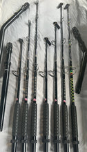 80 class FUJI Stubbie Rods Black and Rasta Wrap