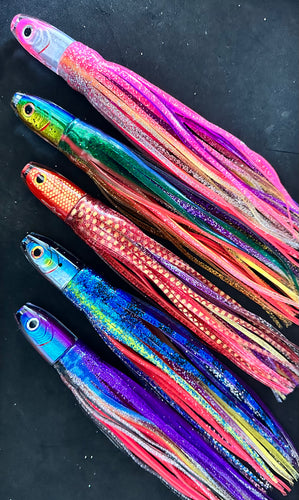 7” Invert  “Fishhead Series” Flyer Heads Matching IOC Skirts
