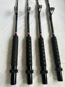 80 class Commercial Hawaiian Blackout Stubbie Rods