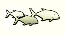 Ulua Family Silver Mirror Fish Sticker